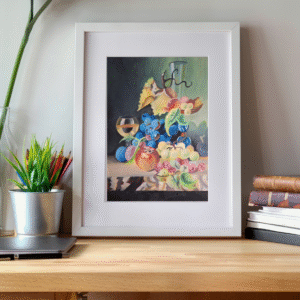 Martwa Natura: Niebieskie Winogrona